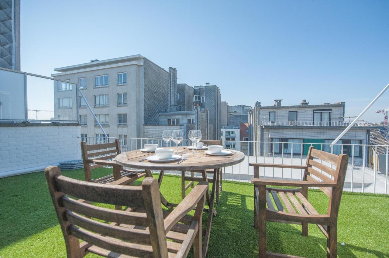 Studio Met Groot Zonneterras Centrum Oostende 外观 照片
